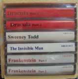 The Mind's Eyes Beyond Just Listening: Wooden Box Set of Six Audio Cassette Tapes Classics: Dracula (Part 1+2), Sweeney Todd, The Invisible Man, and Frankenstein (Part 1+2)