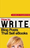 How to Write Blog Posts that Sell eBooks