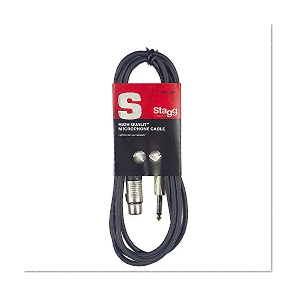 Stagg 6m High Quality XLR to Phono Plug Microphone Cable
