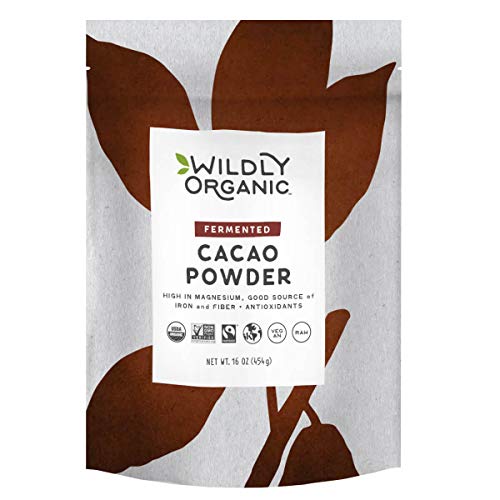 Book Cover Wilderness Family Naturals Fair Trade Certified Cacao, The Best Tasting and Smoothest Cacao Powder, Organic Raw