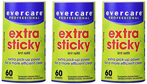 Evercare Extra Sticky Roller Refill, 180 Sheets