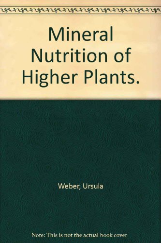 Mineral Nutrition of Higher Plants.