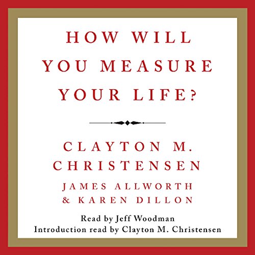 Book Cover How Will You Measure Your Life?
