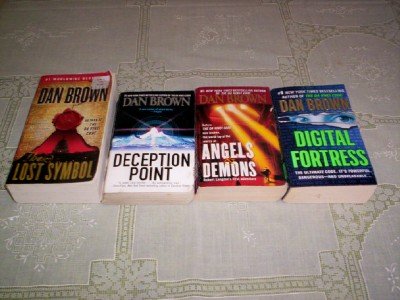 Dan Brown - (Set of 4) - Not a Boxed Set (Deception Point - Digital Fortress - Angels & Demons - The Lost Symbol)