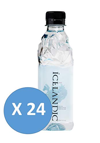 Book Cover Icelandic Glacial Natural Spring Water, 500 Milliliter, 24 Count