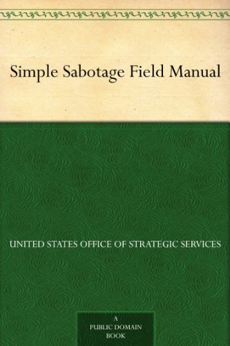 Simple Sabotage Field Manual