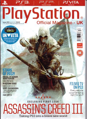 PLAY STATION - Official Magazine - UK. Free Blu-Ray Disc. April 2012.