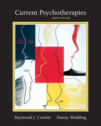 Current Psychotherapies By Corsini & Wedding (8th, Eighth Edition)
