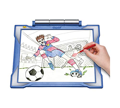 Book Cover Crayola Light Up Tracing Pad Blue, Amazon Exclusive, Gift for Kids, Ages 6, 7, 8, 9, 10