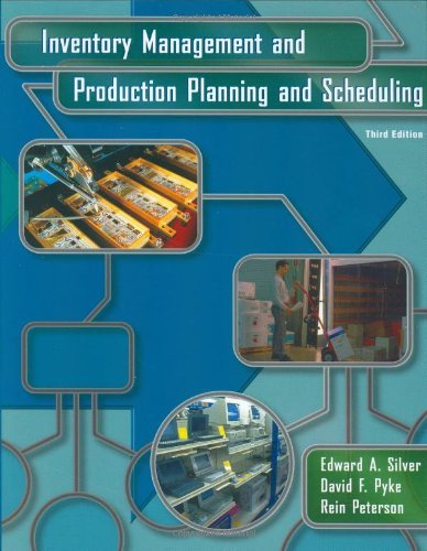 Inventory Management and Production Planning and Scheduling: 3rd (Third) edition