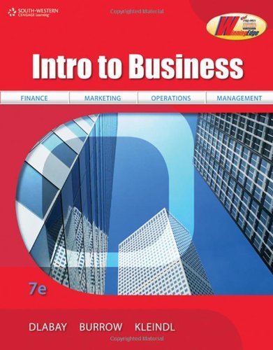 Intro to Business: 7th (Seventh) Edition
