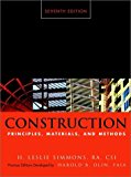 Construction: Principles, Materials, and Methods: 7th (Seventh) Edition
