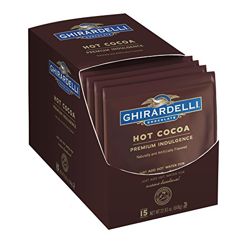 Book Cover Ghirardelli Hot Cocoa, Premium Indulgence, 1.5-Ounce Envelopes, 15-Count