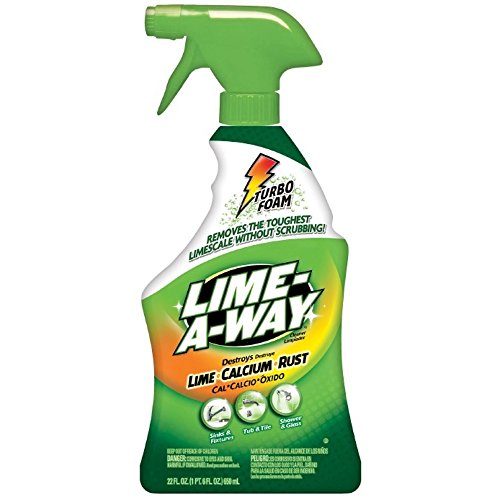 Book Cover Lime-A-Way Bathroom Cleaner, 32 fl oz Bottle, Removes Lime Calcium Rust