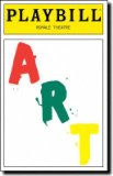 Color Playbill from Art starring, Alan Alda Victor Garber Alfred Molina