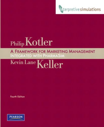 Framework for Marketing Management: Integrated PharmaSim Simulation Experience: 4th (fourth) edition