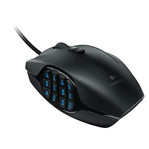 Book Cover Logitech G600 MMO Gaming Mouse, RGB Backlit, 20 Programmable Buttons