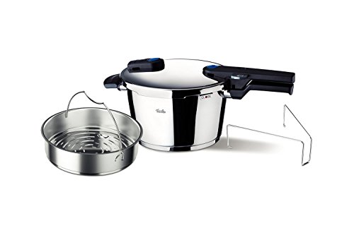 Book Cover Fissler vitaquick Pressure Cooker Stainless Steel Induction, 8.5 Quart, silver