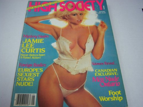 High Society Adult Magazine Jamie LEE Curtis January 1985