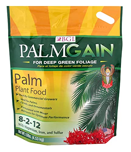 Book Cover BGI PALMGAIN 10lb Bag Palm Tree Fertilizer, Ferns, Cycads, Ixora