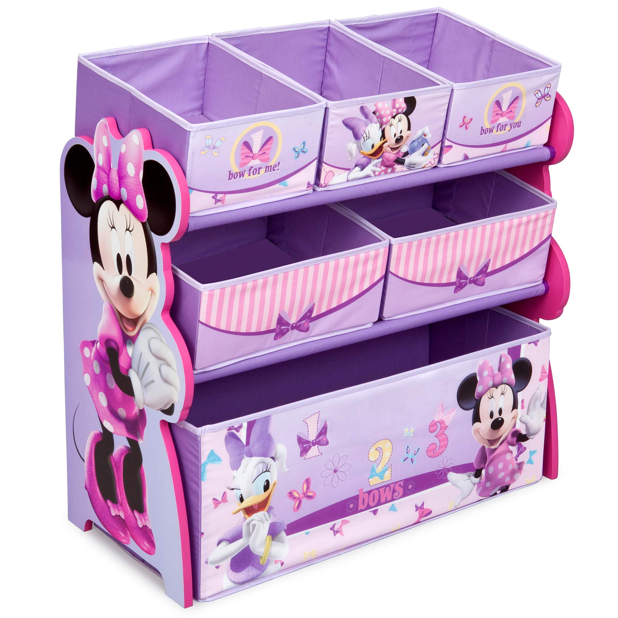 Book Cover Multi-Bin Toy Organizer, Disney Minnie Mouse