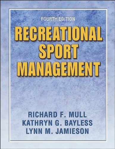 Book Cover Recreational Sport Management - 4E: 4th (fourth) edition