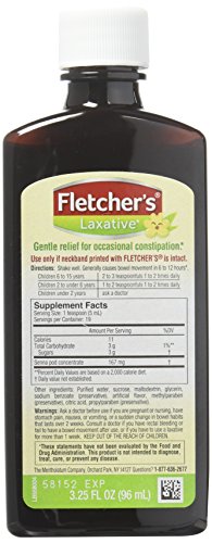 Book Cover Fletcher's Laxative, Root Beer, 3.25 Ounce