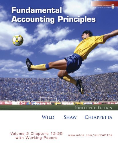 FAP Volume 2 (CH 12-25) softcover with Working Papers: 19th (nineth) Edition