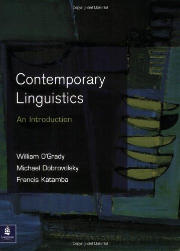 Contemporary Linguistics: An Introduction (Learning about Language Series): 3rd (Third) edition