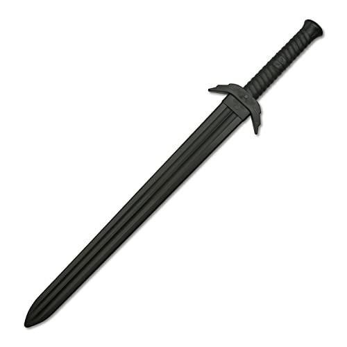 Book Cover BladesUSA E503-PP Martial Arts Polypropylene Training Medieval Sword, 34-Inch Length, Black
