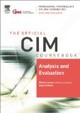 CIM Coursebook 05/06 Analysis and Evaluation