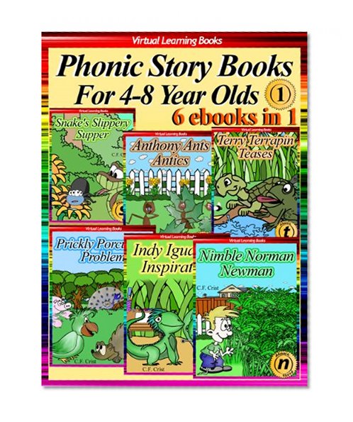 6 Phonic Story Books For 4-8 Year Olds Collection 1 (6 Ebooks In 1: Books 01 to 06) For Kids (Phonic Ebooks: Childrens Picture Book (Peekaboo: Everyday Stories Collection))