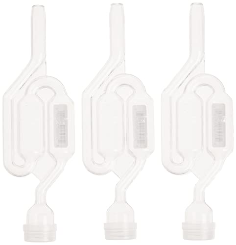 Vintage Shop Twin Bubble Airlock for Wine Making and Beer Making (Pack of 3)