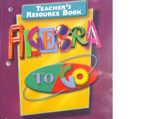 Book Cover Algebra To Go: Teacher's Resource Book