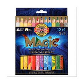 Koh-I-Noor MAGIC Jumbo Crayon de Couleur Triangulaire (Lot de 13)