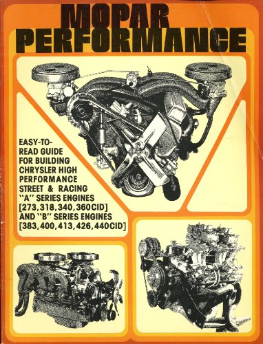 Mopar Performance: Easy-to-Read Guide for Building Chrysler High Performance Street & Racing A Series Engines (273, 318, 340, 360 CID) and B Series Engines (383, 400, 413, 426, 440 CID)
