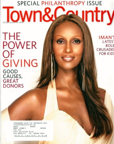 Town & Country 2007 June - Iman's Latest Role: Crusader for Kids