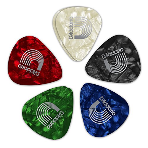 Book Cover Planet Waves Assorted Pearl Celluloid Guitar Picks, 25 pack, Heavy
