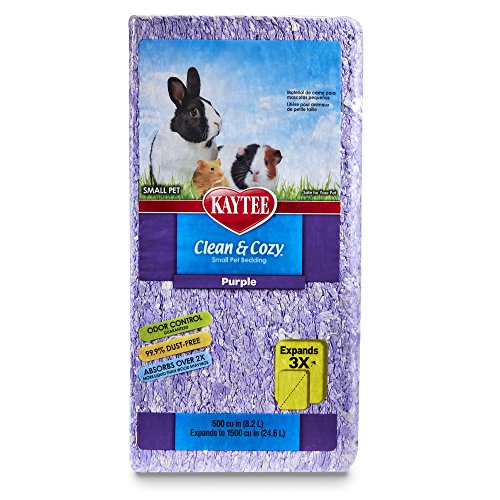 Kaytee Clean & Cozy Purple Bedding, 1500-Cubic-Inch