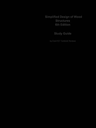 e-Study Guide for: Simplified Design of Wood Structures by James Ambrose, ISBN 9780470187845
