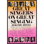 Great Singers on Great Singing (82) by Hines, Jerome [Paperback (2004)]
