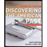 Discovering the American Past - Look at the Evidence, Volume II, Since 1865 (6th, 07) by [Paperback (2006)]