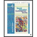 Special Education in Contemporary Society - Media Edition (4th, 12) by Gargiulo, Richard M [Paperback (2011)]