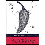 Precalculus - High School Edition (3rd, 07) by Blitzer, Robert [Hardcover (2006)]