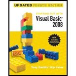 Starting out With Visual BASIC 2008-Update (4th, 10) by [Paperback (2009)]
