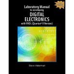 Digital Electronics With VHDL- Quartus Lab Manual (06) by Waterman, Steve [Paperback (2005)]