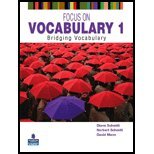 Focus on Vocabulary 1 ((2nd,)11) by Schmitt, Diane - Schmitt, Norbert - Mann, David [Paperback (2011)]