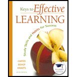 Keys to Effective Learning (6th, 11) by Carter, Carol - Bishop, Joyce - Kravits, Sarah Lyman [Paperback (2010)]