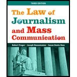 Law of Journalism & Mass Communication (3rd, 12) by [Paperback (2011)]