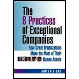 8 Practices of Exceptional Companies - How Great Organizations Make the Most of Their Human Assets (97) by Fitz-enz, Dr Jac [Paperback (2005)]